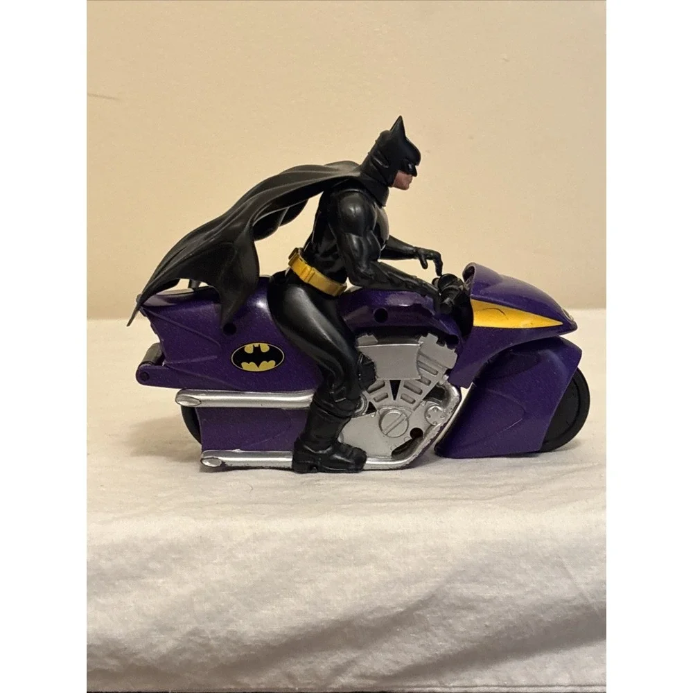 Batman Figure Lot 4pc Kenner Batcycle Imaginext Lego Duplo DC Comics